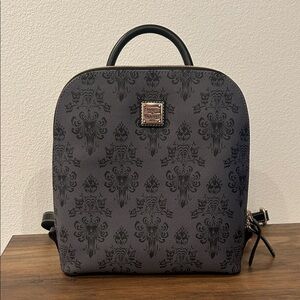 Dooney & Bourke Disney Parks Haunted Mansion Wallpaper Backpack